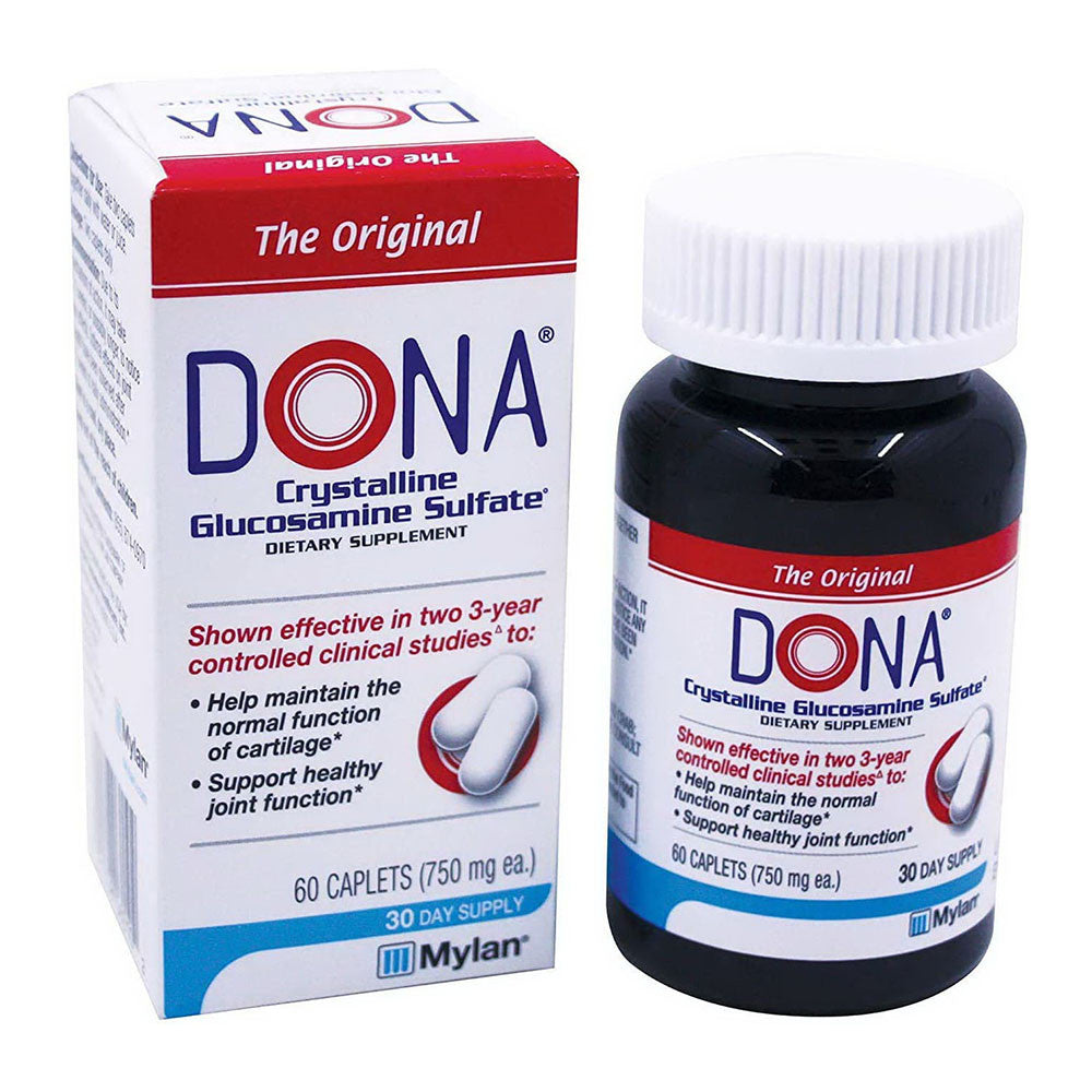 Dona Crystalline Glucosamine Sulfate Caplets, 60 Ea